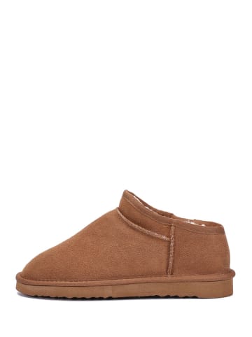 NICEBAY Leder-Boots "Huguette" in Braun