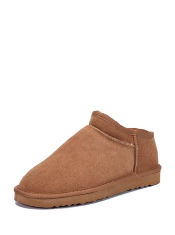 NICEBAY Leder-Boots "Huguette" in Braun