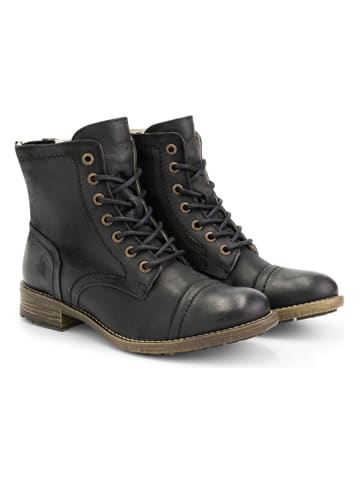 NoGRZ Leder-Boots "A.Aalto" in Schwarz