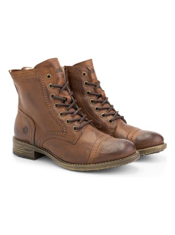 NoGRZ Leder-Boots "A.Aalto" in Hellbraun