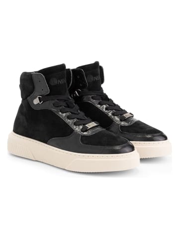 NoGRZ Leder-Sneakers "K.Cutter" in Schwarz