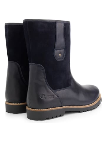 NoGRZ Leder-Boots "R.Cassels" in Dunkelblau