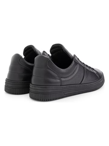 NoGRZ Skórzane sneakersy "D.Trezzin" w kolorze czarnym