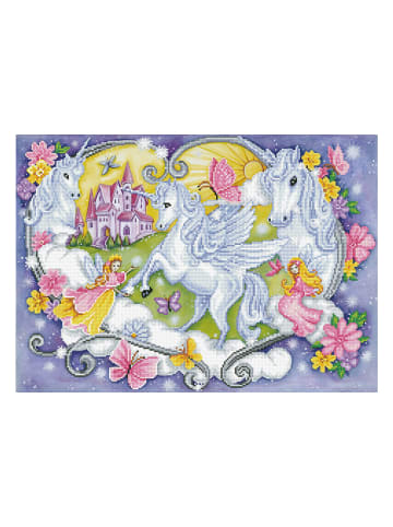 DIAMOND DOTZ Diamond Painting "Princess Magic - Diamond Dotz®" - ab 8 Jahren