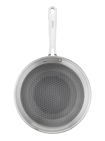 Tefal 2tlg. Set: Edelstahl-Wokpfanne "Eternal Mesh" - Ø 28 cm
