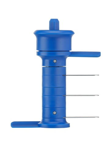 Jamie Oliver Zerkleinerer "Chop & Shaker" in Blau - (B)12 x (H)13 x (T)10 cm