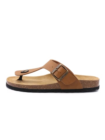 billowy Teenslippers lichtbruin