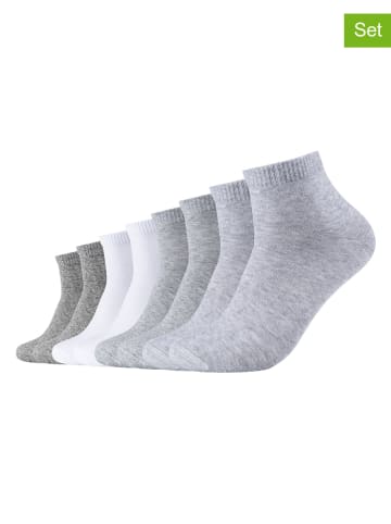 s.Oliver 8er-Set: Socken in Grau/ Weiß