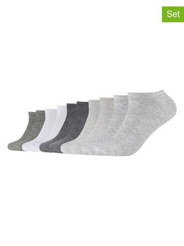 10er-Set: Socken in Grau/ Weiß