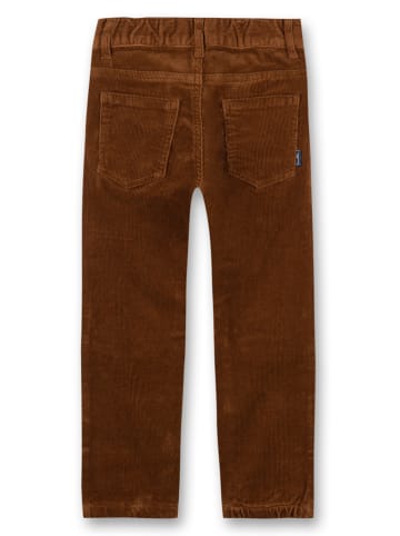 Sanetta Kidswear Spodnie sztruksowe w kolorze brązowym