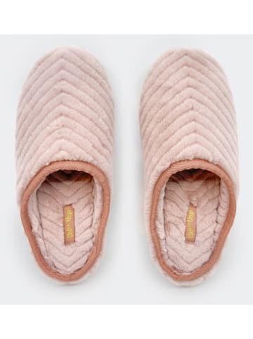 Flip Flop Hausschuhe "Braidy" in Rosa