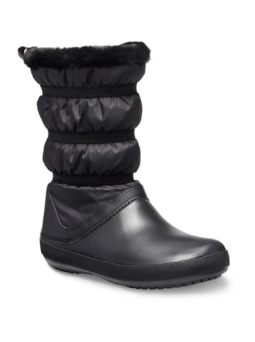 Crocs Śniegowce w kolorze czarnym