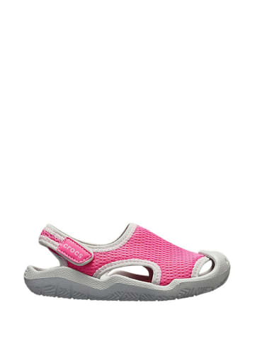 Crocs Półsandały w kolorze różowo-szarym