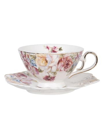 Clayre & Eef Kaffeetasse in Rosa/ Pink - 200 ml