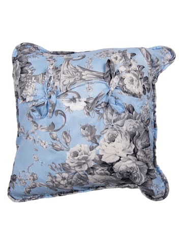 Clayre & Eef Poszewka w kolorze błękitnym na poduszkę - 40 x 40 cm