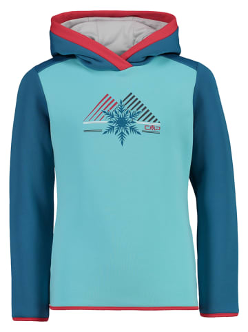 CMP Fleece trui turquoise/blauw