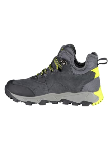 CMP Skórzane buty trekkingowe "Kishn" w kolore szaro-żółtym