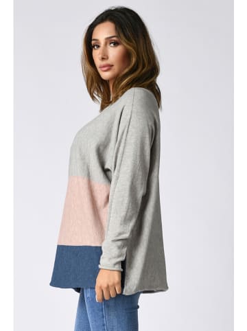 Plus Size Company Pullover "Buenos-Aires" in Grau