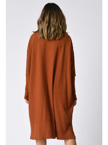 Plus Size Company Sukienka "Riyad" w kolorze jasnobrązowym
