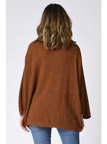 Plus Size Company Sweter "Sydney" w kolorze jasnobrązowym