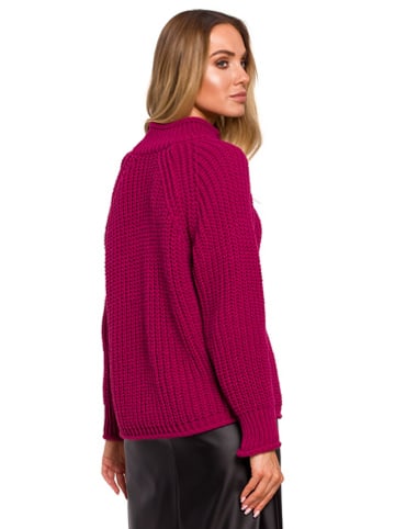 made of emotion Sweter w kolorze różowym