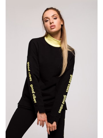 made of emotion Sweatshirt zwart