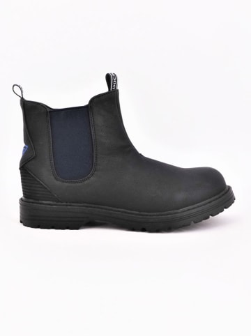 DOCKSTEPS Chelsea-Boots in Schwarz/ Dunkelblau