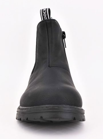 DOCKSTEPS Chelsea-Boots in Schwarz/ Dunkelblau