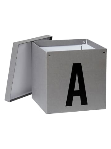 STORE IT Aufbewahrungskiste "A" in Grau - (B)30 x (H)30 x (T)30 cm