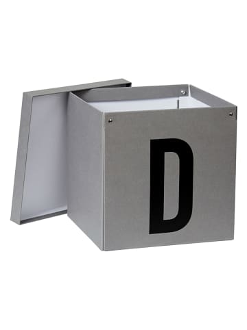 STORE IT Aufbewahrungskiste "D" in Grau - (B)30 x (H)30 x (T)30 cm