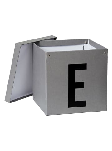 STORE IT Aufbewahrungskiste "E" in Grau - (B)30 x (H)30 x (T)30 cm