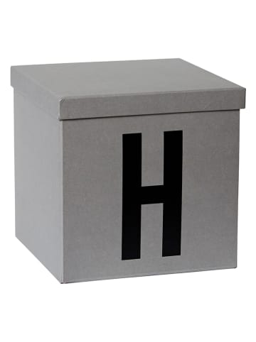 STORE IT Skrzynia "H" w kolorze szarym do przechowywania - 30 x 30 x 30 cm