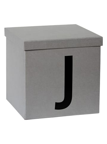 STORE IT Opbergkist "J" grijs - (B)30 x (H)30 x (D)30 cm