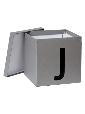 STORE IT Aufbewahrungskiste "J" in Grau - (B)30 x (H)30 x (T)30 cm