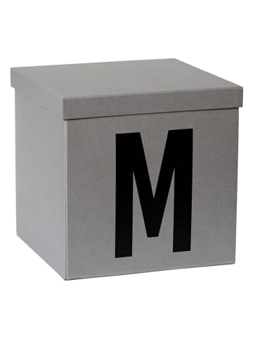 STORE IT Skrzynia "M" w kolorze szarym do przechowywania - 30 x 30 x 30 cm