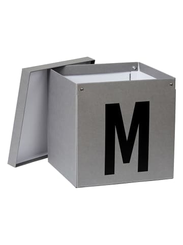 STORE IT Aufbewahrungskiste "M" in Grau - (B)30 x (H)30 x (T)30 cm