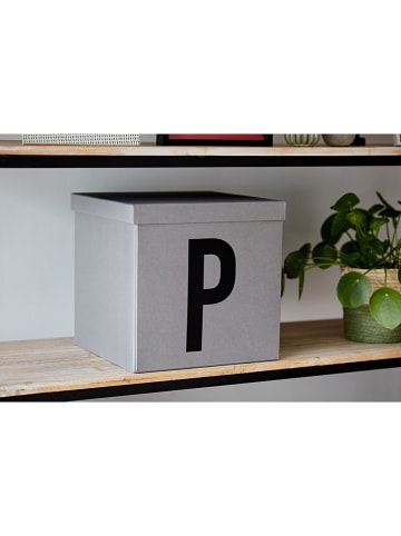STORE IT Opbergkist "P" grijs - (B)30 x (H)30 x (D)30 cm