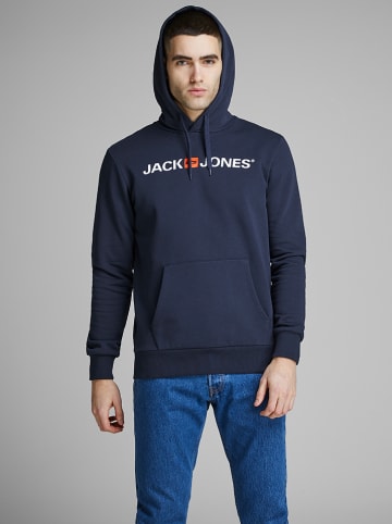 Jack & Jones Hoodie "Corp" donkerblauw