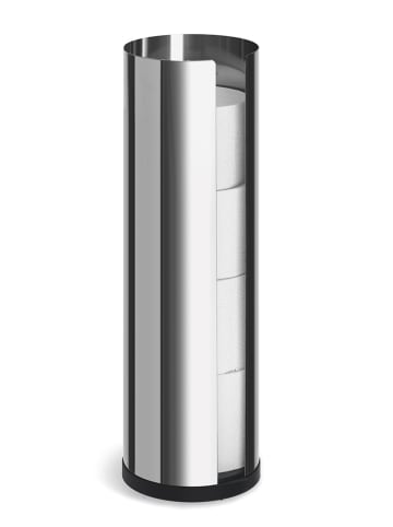 Blomus Roestvrijstalen toiletrolhouder "Nexio" - (H)45,5 x Ø 13,5 cm