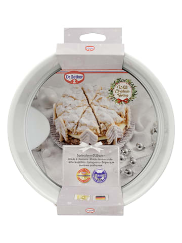 Dr. Oetker Springvorm "White Christmas Baking" wit - Ø 20 cm