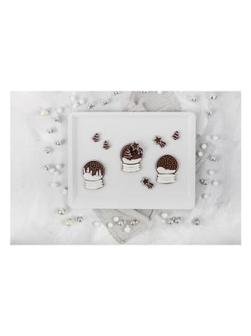 Dr. Oetker Bakblik "White Christmas Baking" wit - (L)42 x (B)32 cm