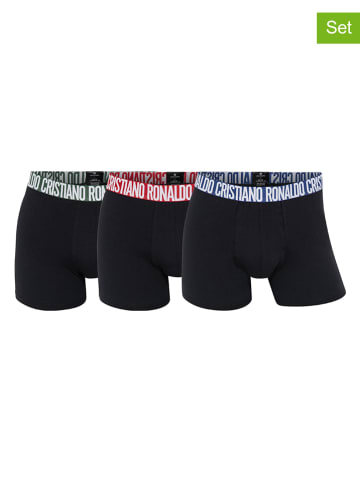 CR7 3er-Set: Boxershorts in Schwarz