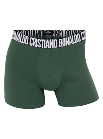 CR7 3er-Set: Boxerhorts in Dunkelgrün/ Schwarz/ Dunkelblau