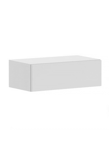 Tomasucci Wandregal in Weiß - (B)45 x (H)15 x (T)26 cm