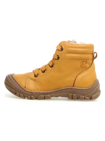 Naturino Leren boots "Radar" geel