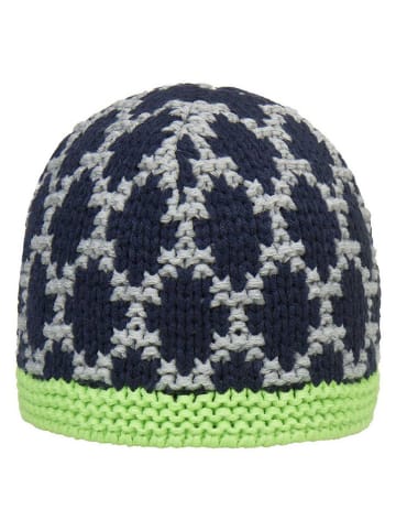 Döll Muts donkerblauw/groen
