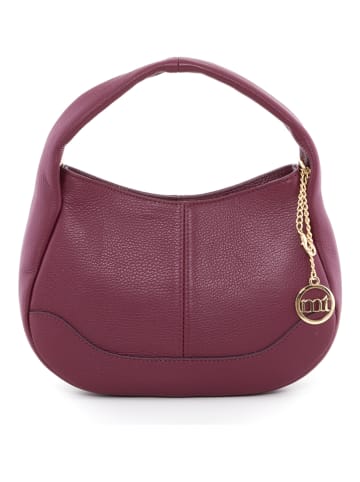 Mia Tomazzi Leren handtas "Pismonte" bordeaux - (B)29 x (H)19 x (D)7 cm