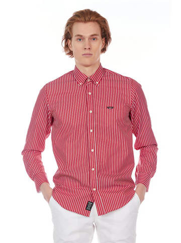 Galvanni Blouse - slim fit - rood/meerkleurig