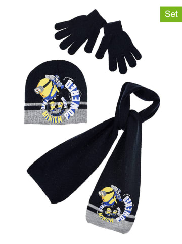 Minions 3tlg. Winteraccessoires-Set "Minions" in Dunkelblau