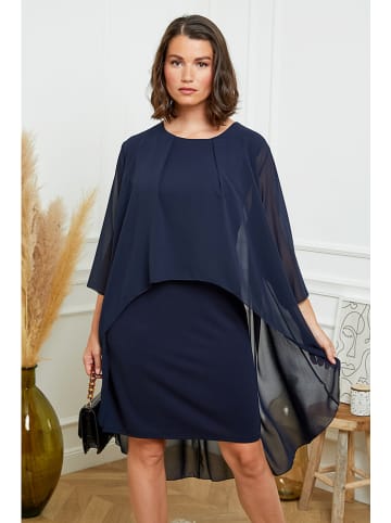 Curvy Lady Kleid in Dunkelblau